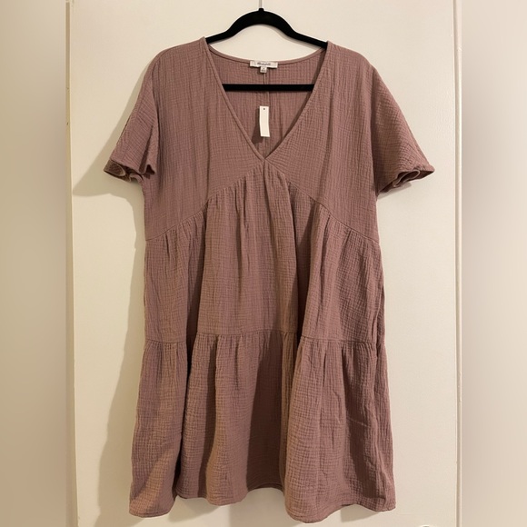 Madewell Tiered Mini Dress - Picture 7 of 11